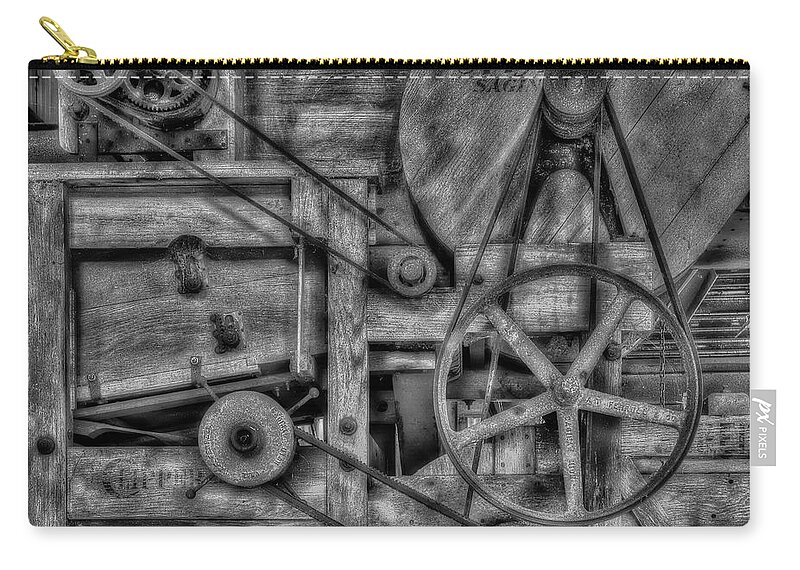 Black And White Carry-all Pouch featuring the photograph The Clipper by Harry B Brown