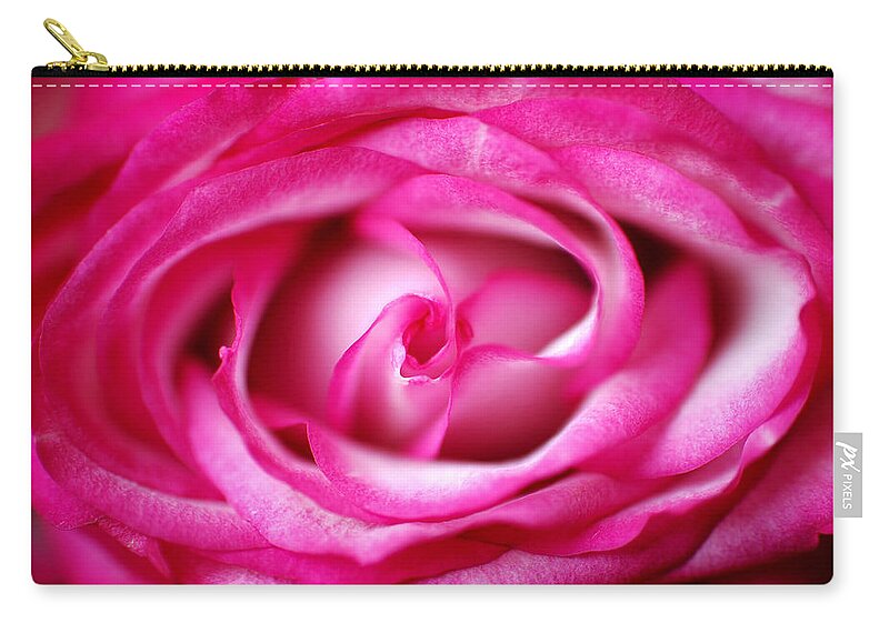 Rose Zip Pouch featuring the photograph The Core by Lorenzo Cassina