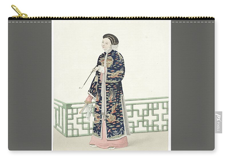 Mason (george Henry) The Costume Of China Carry-all Pouch featuring the painting The Costume of China by MotionAge Designs