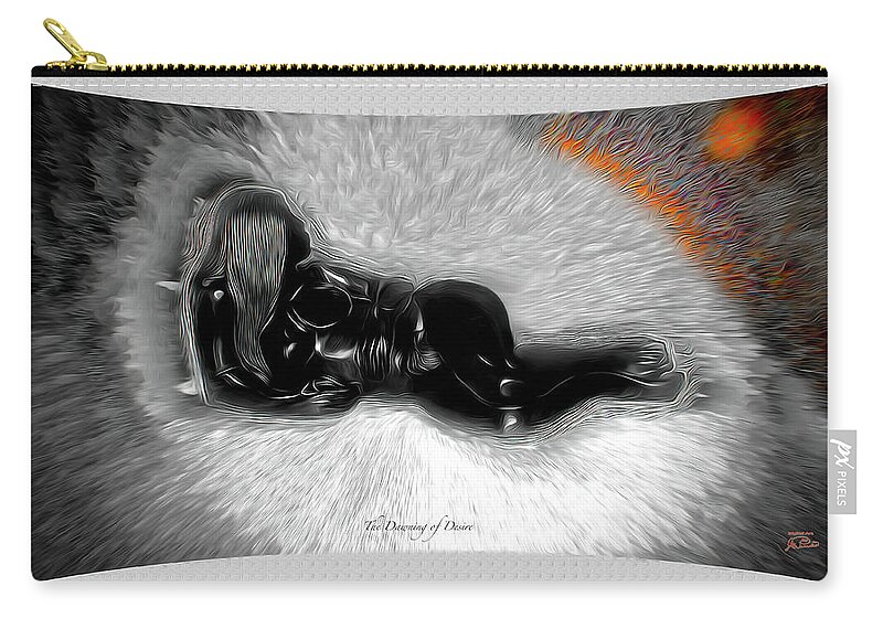 Nudes Zip Pouch featuring the digital art The Dawning of Desire by Joe Paradis