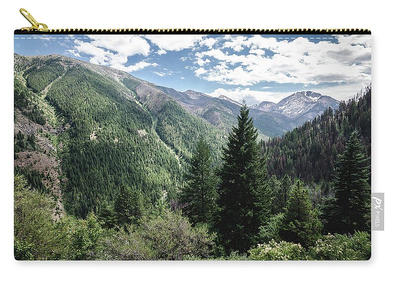 Wallowa Mountains Zip Pouch featuring the photograph The Eagle Cap Wilderness by Margaret Pitcher