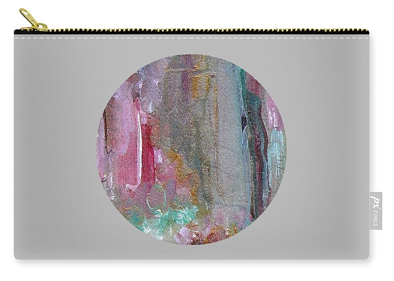 Abstract Zip Pouch featuring the painting The Entrance by Mary Wolf