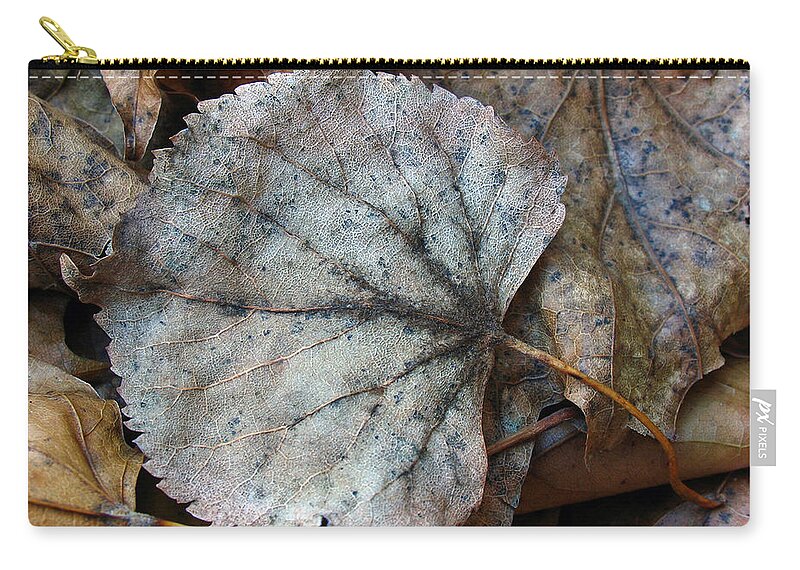 Tree Zip Pouch featuring the photograph The Forgotten by Juergen Roth