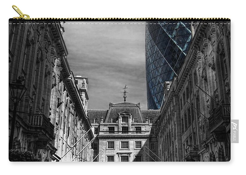 Yhun Suarez Zip Pouch featuring the photograph The Future Behind The Past by Yhun Suarez