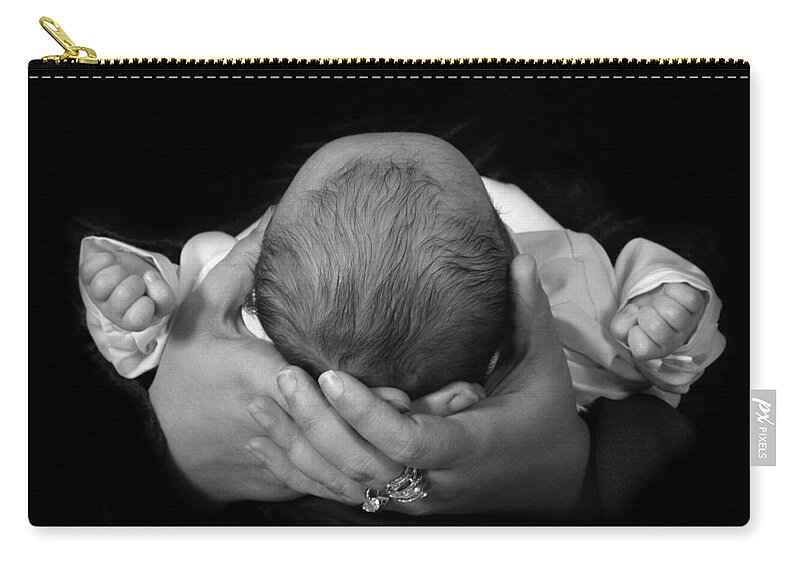 Newborn Zip Pouch featuring the photograph The Gift by DArcy Evans