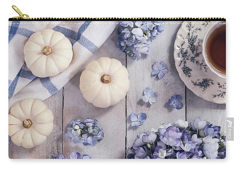 Pumpkin Zip Pouch featuring the photograph The Great Whites by Kim Hojnacki