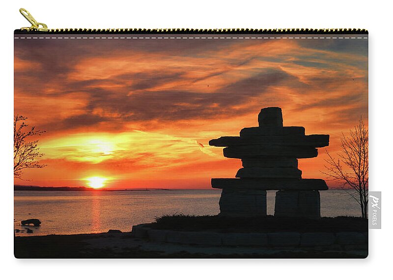 Solitude Carry-all Pouch featuring the photograph The Guardian by Tatiana Travelways