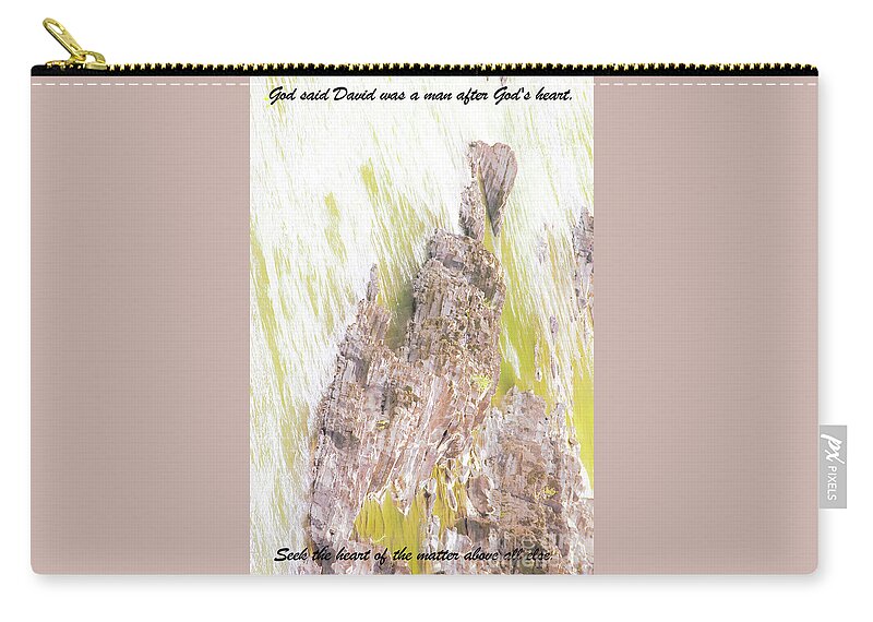 Christian Carry-all Pouch featuring the photograph The Heart by Merle Grenz