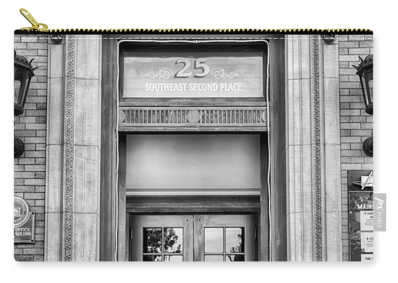 Abstract Zip Pouch featuring the photograph The Hippodrome by Howard Salmon