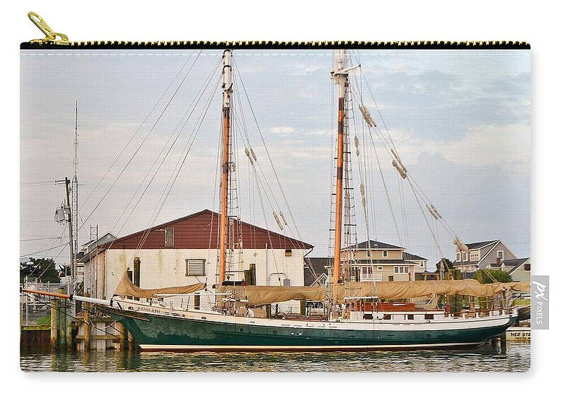  Zip Pouch featuring the photograph The Kaiui Ana - Ocean City Maryland by Kim Bemis