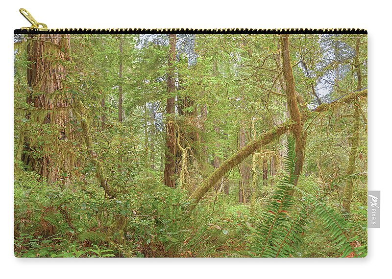 Landscape Zip Pouch featuring the photograph The Land That Time Forgot by John M Bailey