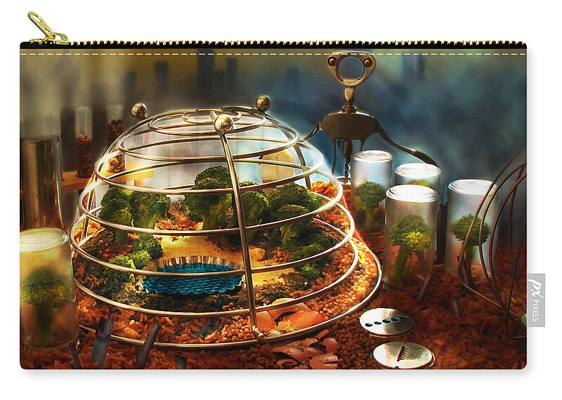 Surreal Zip Pouch featuring the photograph The Last Gardener by Maggie Terlecki