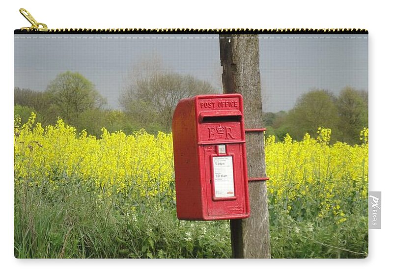 Landscape Zip Pouch featuring the photograph The last post by Susan Baker