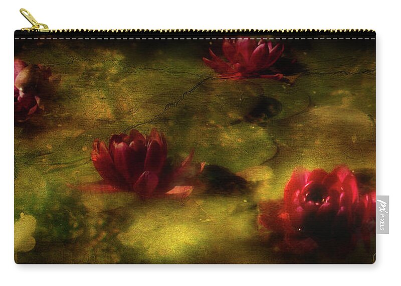  Zip Pouch featuring the photograph The Lily Pond by Cybele Moon
