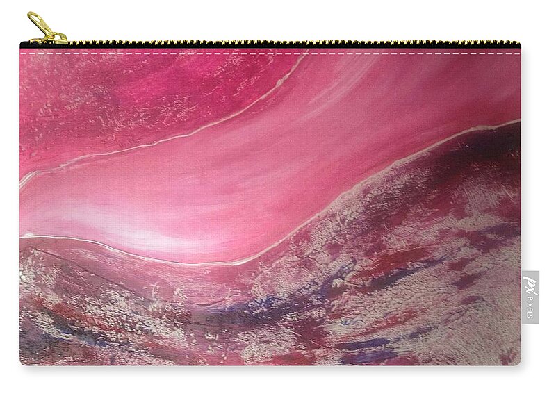 The Milky Way Carry-all Pouch featuring the painting The Milky Way by Sarahleah Hankes