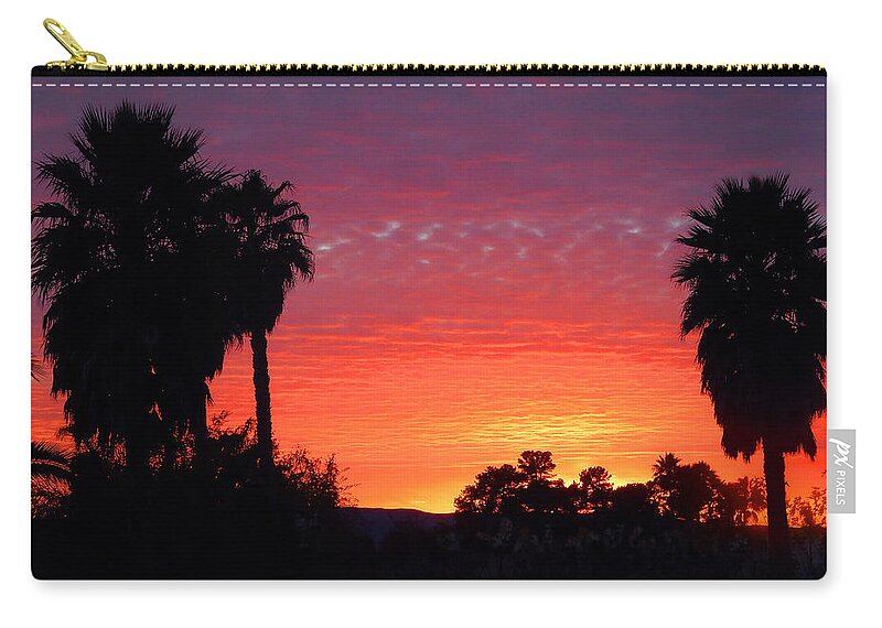 The Walkers Zip Pouch featuring the photograph The Moody Views by The Walkers