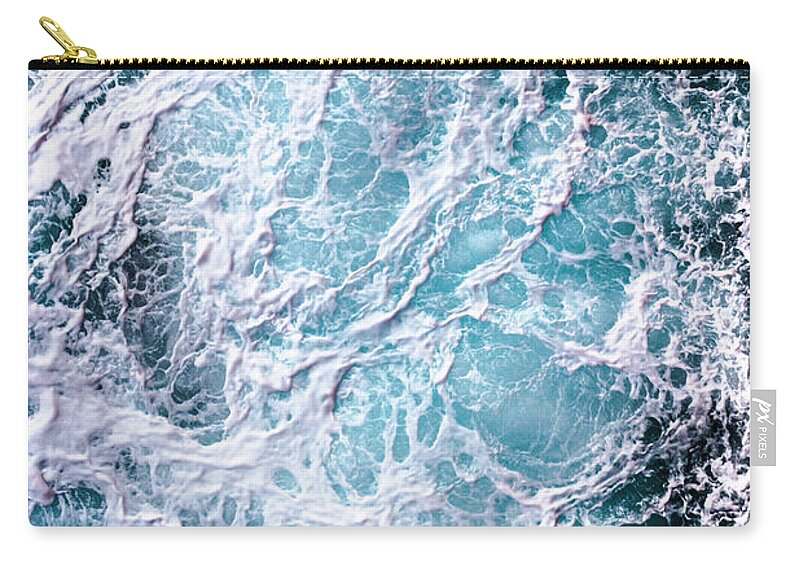 Ocean Zip Pouch featuring the photograph The Oceans Atmosphere by Jorgo Photography