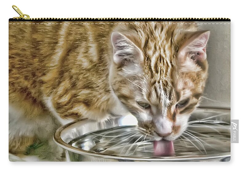 Greeting Card Zip Pouch featuring the photograph The Old Man by Rhonda McDougall