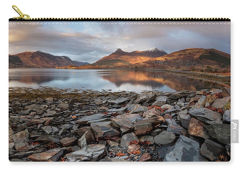 Pap Of Glencoe Carry-all Pouch featuring the photograph The Pap Of Glencoe, Loch Leven, Panorama by Anita Nicholson