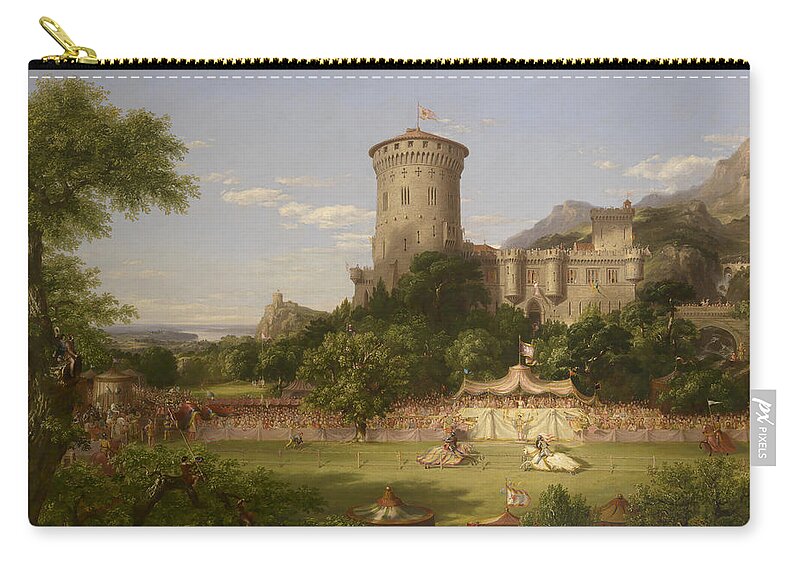Thomas Cole Carry-all Pouch featuring the painting The Past 2 by Thomas Cole