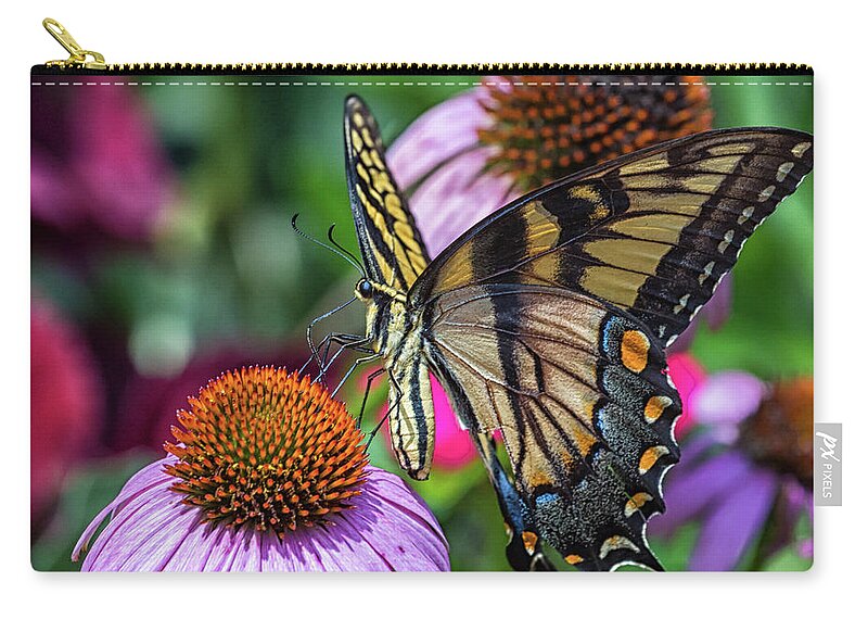 Georgia Zip Pouch featuring the photograph The Perch by Ray Silva