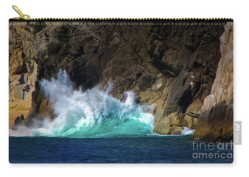 Cabo San Lucas Zip Pouch featuring the photograph The Pulse of Cabo San Lucas by Doug Sturgess