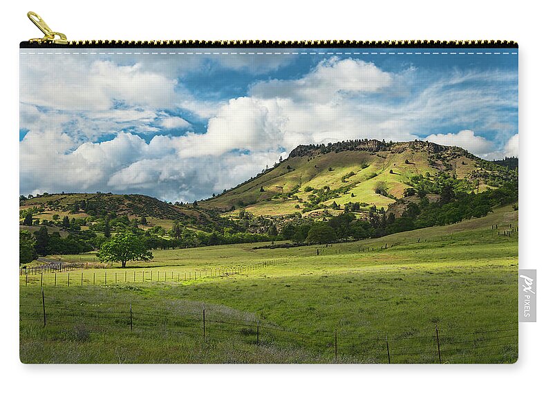 Hills Zip Pouch featuring the photograph The Reason by Dan McGeorge