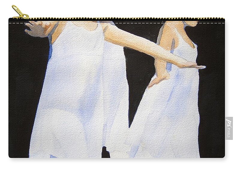 Dance Zip Pouch featuring the painting The Recital by Shirley Braithwaite Hunt