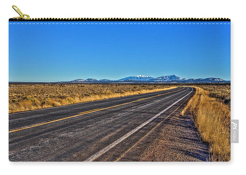 Flagstaff Az Carry-all Pouch featuring the photograph The Road to Flagstaff by Harry B Brown