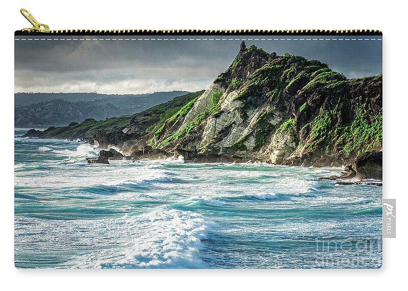  Carry-all Pouch featuring the photograph The Rugged North Shore by Hugh Walker