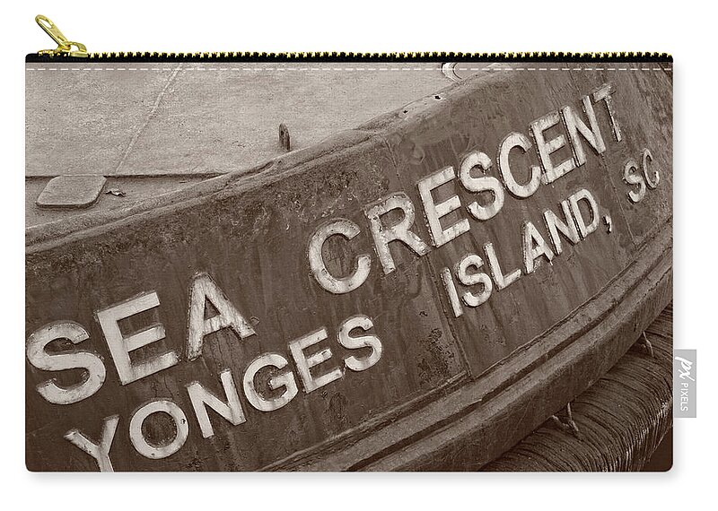 American Kiwi Photo Zip Pouch featuring the photograph The Sea Crescent by Mark Dodd