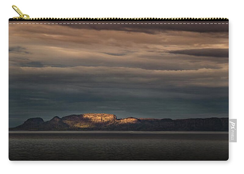 Awakening Carry-all Pouch featuring the photograph The Sleeping Giant Sunspot Pano by Jakub Sisak