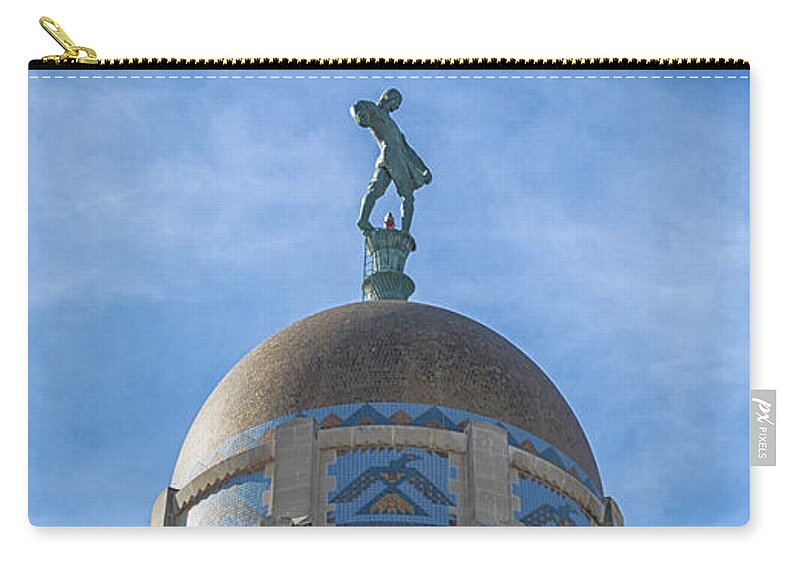 Lincoln Nebraska Carry-all Pouch featuring the photograph The Sower by Susan Rissi Tregoning