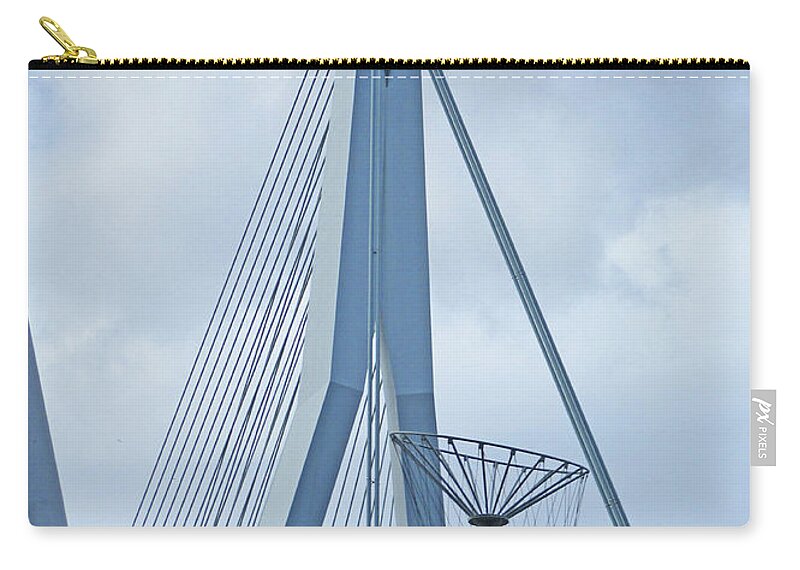 Rotterdam Zip Pouch featuring the photograph The Swan 16 by Randall Weidner