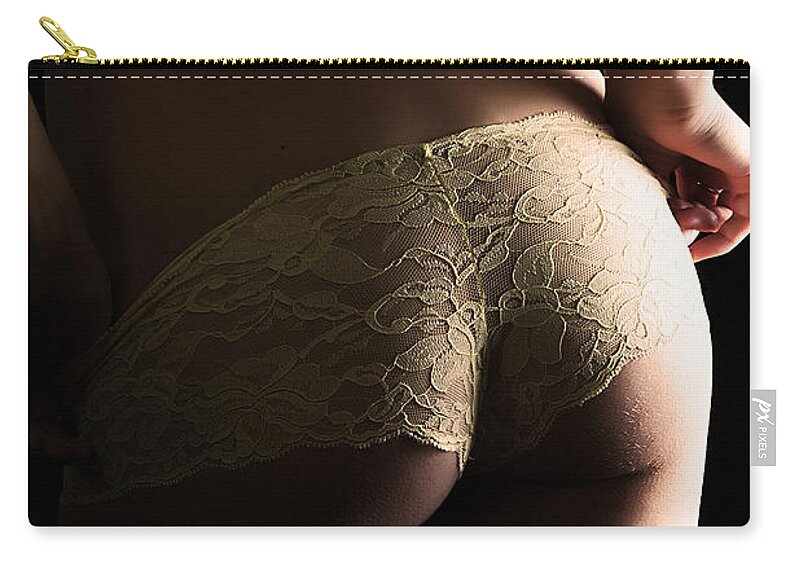 Artistic Zip Pouch featuring the photograph The Test by Robert WK Clark