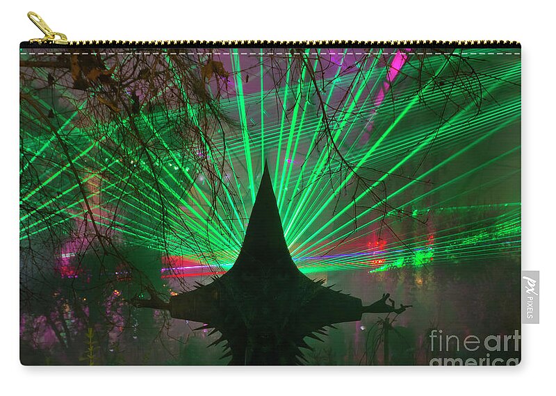 Laser Zip Pouch featuring the photograph The Uprising by Terri Waters