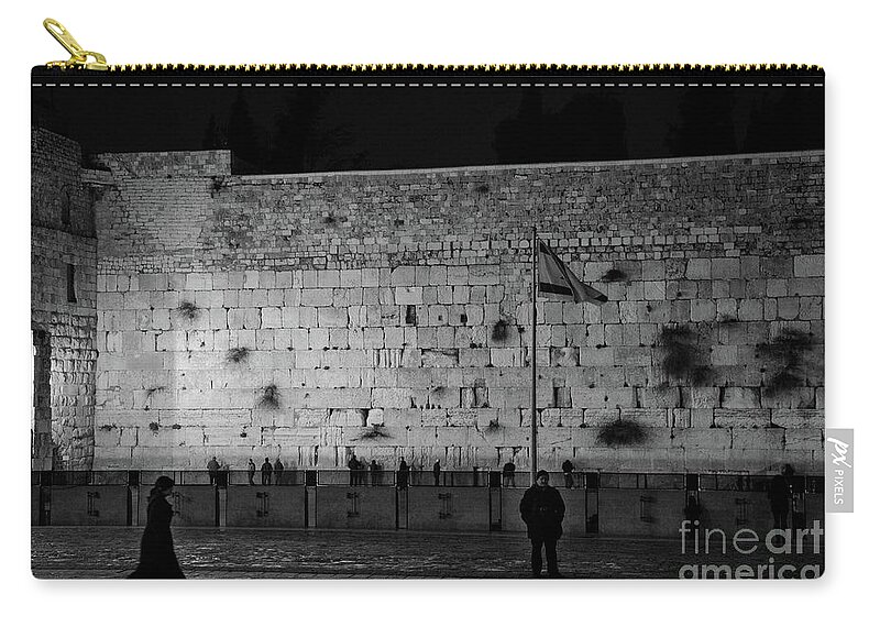 Western Wall Carry-all Pouch featuring the photograph The Western Wall, Jerusalem by Perry Rodriguez