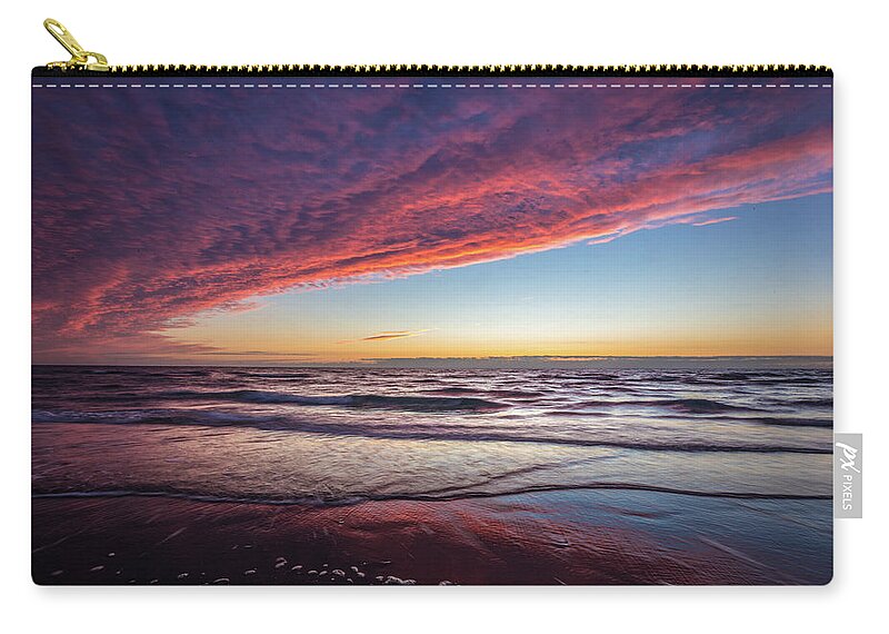 Clouds Zip Pouch featuring the photograph The Wonder of Dawn by Debra and Dave Vanderlaan