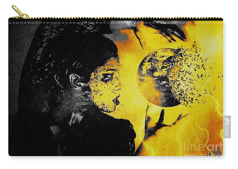 World Zip Pouch featuring the photograph The world is Mine by Jessica S