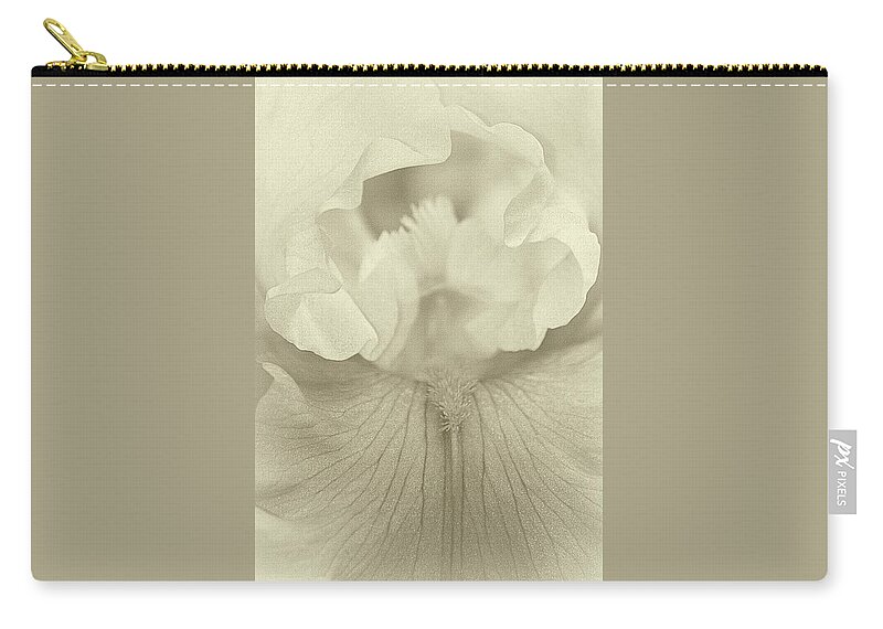 Irises Zip Pouch featuring the photograph This Soul by The Art Of Marilyn Ridoutt-Greene