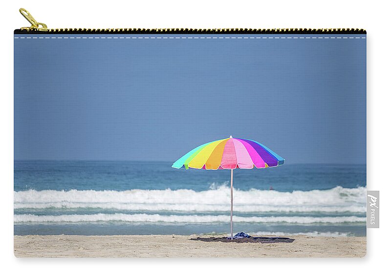 Beach Zip Pouch featuring the photograph This, This is Summer by Peter Tellone