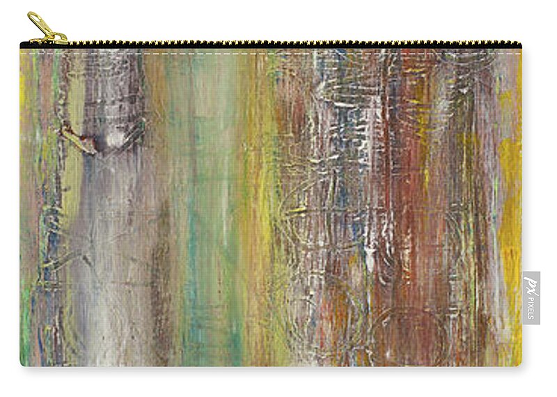 Free Zip Pouch featuring the painting Thoughts by Bjorn Sjogren