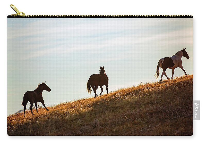 Three Zip Pouch featuring the photograph Three Side by Todd Klassy