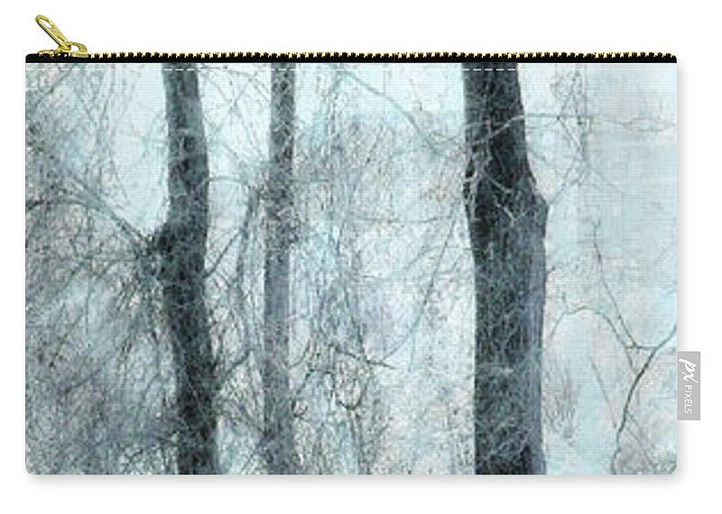 Trees Zip Pouch featuring the photograph Through The Trees by Ian MacDonald