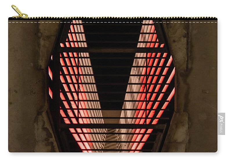 Boston Zip Pouch featuring the photograph Through the Zakim by Kristen Wilkinson