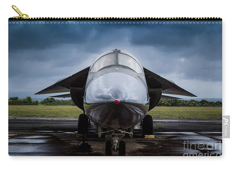 Thunder Struck Zip Pouch featuring the photograph Thunder Struck by Mitch Shindelbower