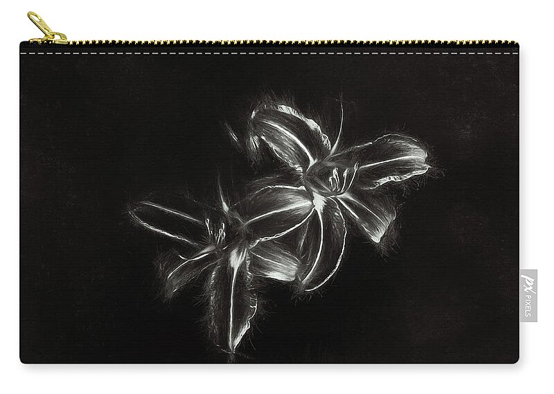 Flower Zip Pouch featuring the photograph Tiger Lilies by Scott Norris
