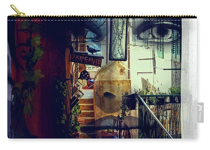 Diner Zip Pouch featuring the photograph Time for diner by Gabi Hampe