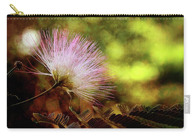 Mimosa Zip Pouch featuring the photograph Time Reaches Forever by Mike Eingle