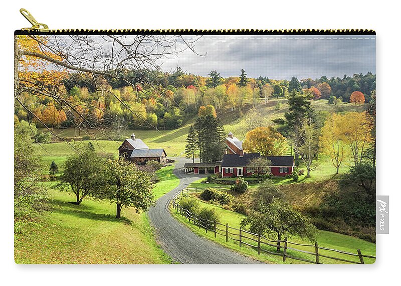 Usa Zip Pouch featuring the photograph To die for. by Usha Peddamatham